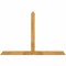 Ekena Millwork Portland Rough Sawn Timber Gable Bracket, Western Red Cedar, 72"W x 48"H x 4"D x 4"F, 16/12 Pitch GBW072X48X0404POR00RWR - alternate 1